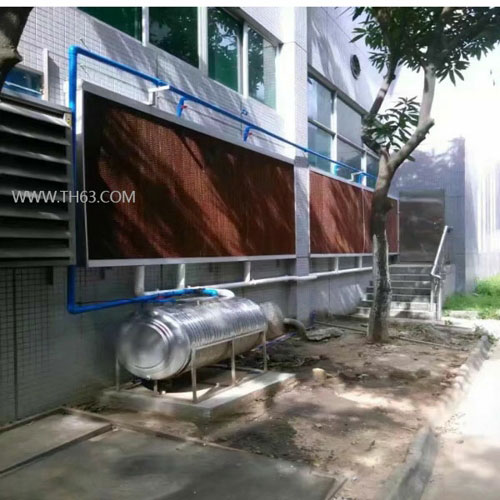 车间换气通风设备 负压风机+降温湿帘系统