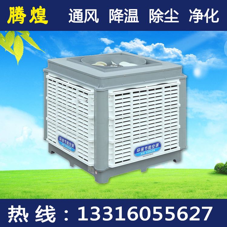 工厂环保空调冷风机河源  蒸发降温首选腾煌