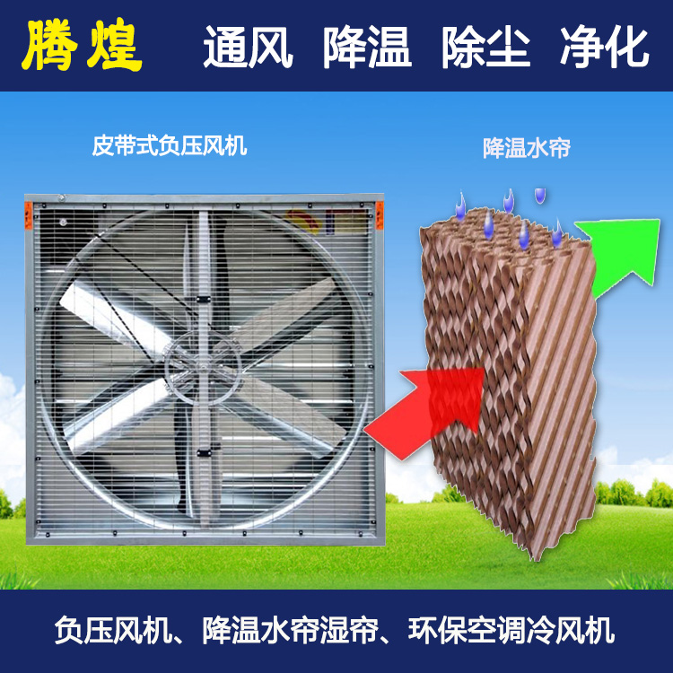 厂房水帘降温设备珠海  大棚风机水帘降温设备
